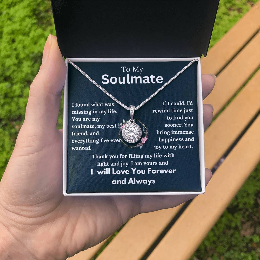 To My Soulmate - Rewind Time - Eternal Hope Necklace