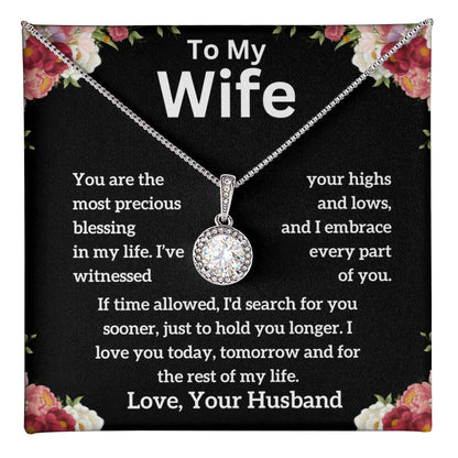 To My Wife - The Most Precious - Eternal Hope Necklace