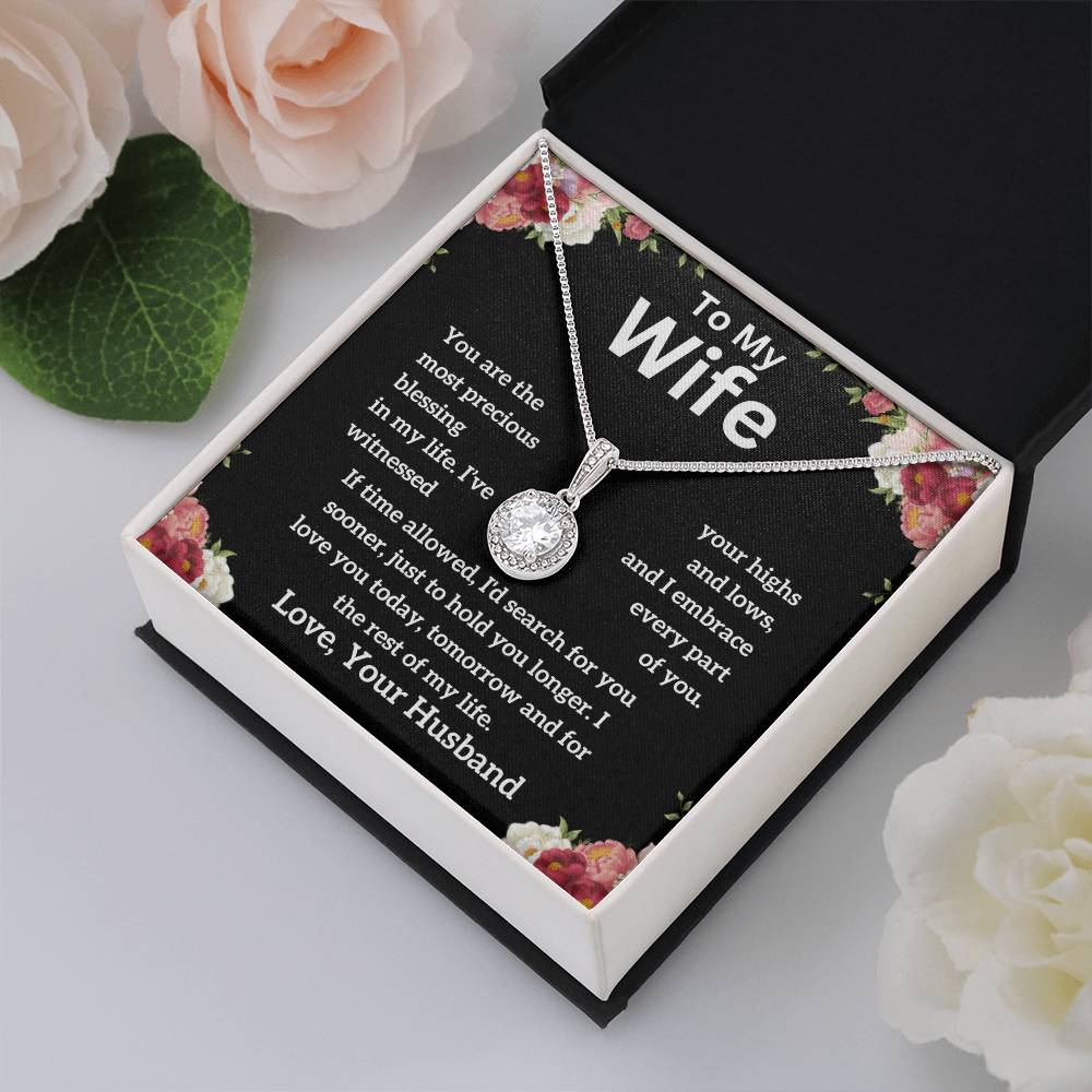 To My Wife - The Most Precious - Eternal Hope Necklace