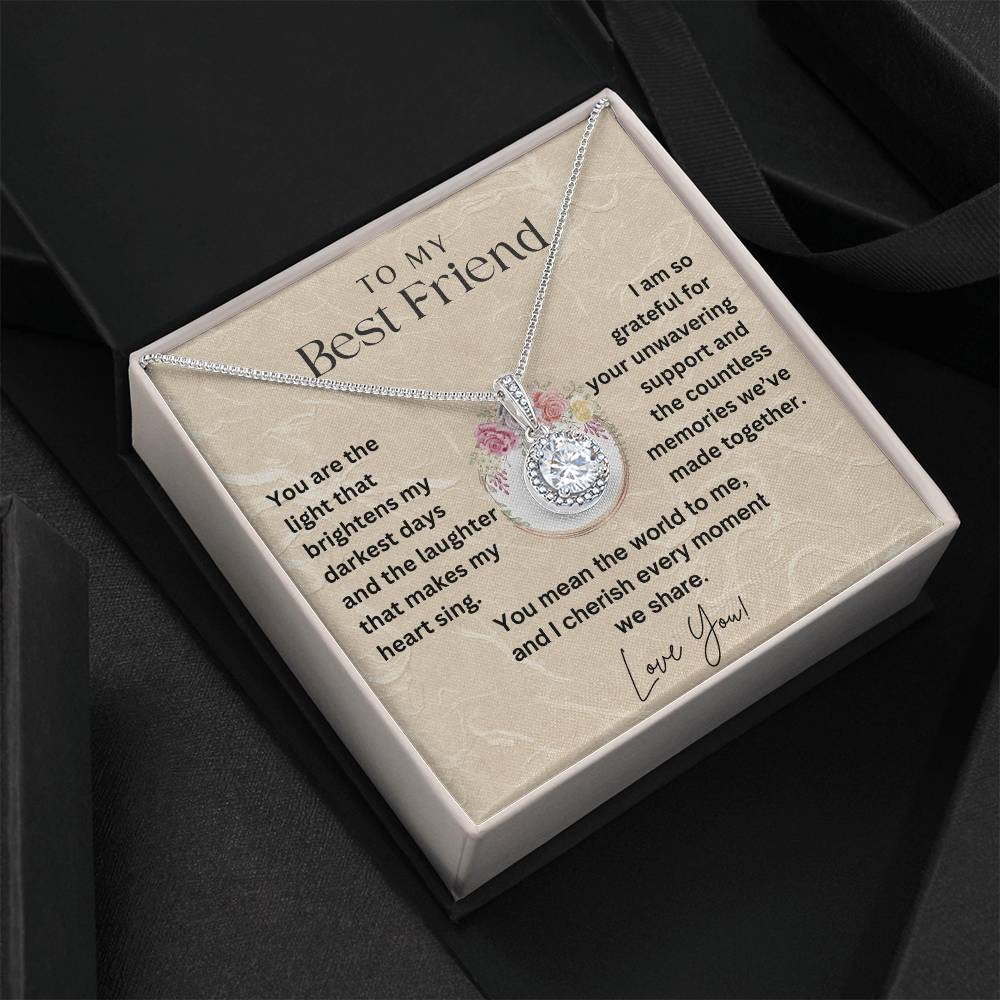 To My Best Friend - Laughter - Eternal Hope Necklace