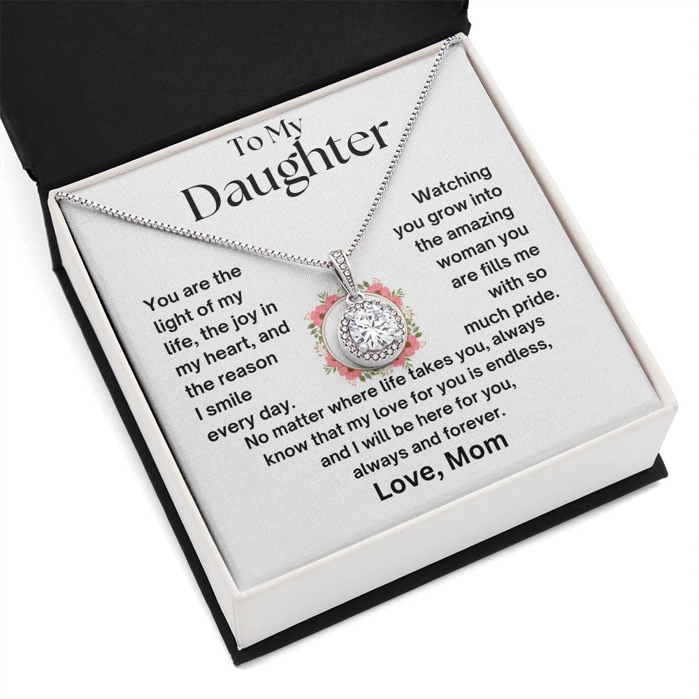 To My Daughter - Joy In My Heart - Eternal Hope Necklace