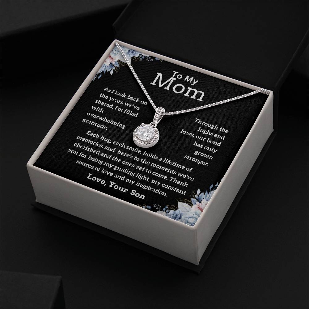 To My Mom - Source of Love - Eternal Hope Necklace