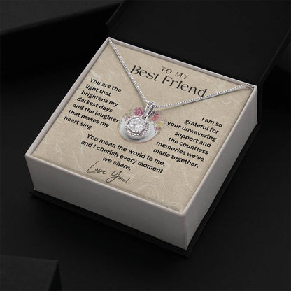 To My Best Friend - Laughter - Eternal Hope Necklace