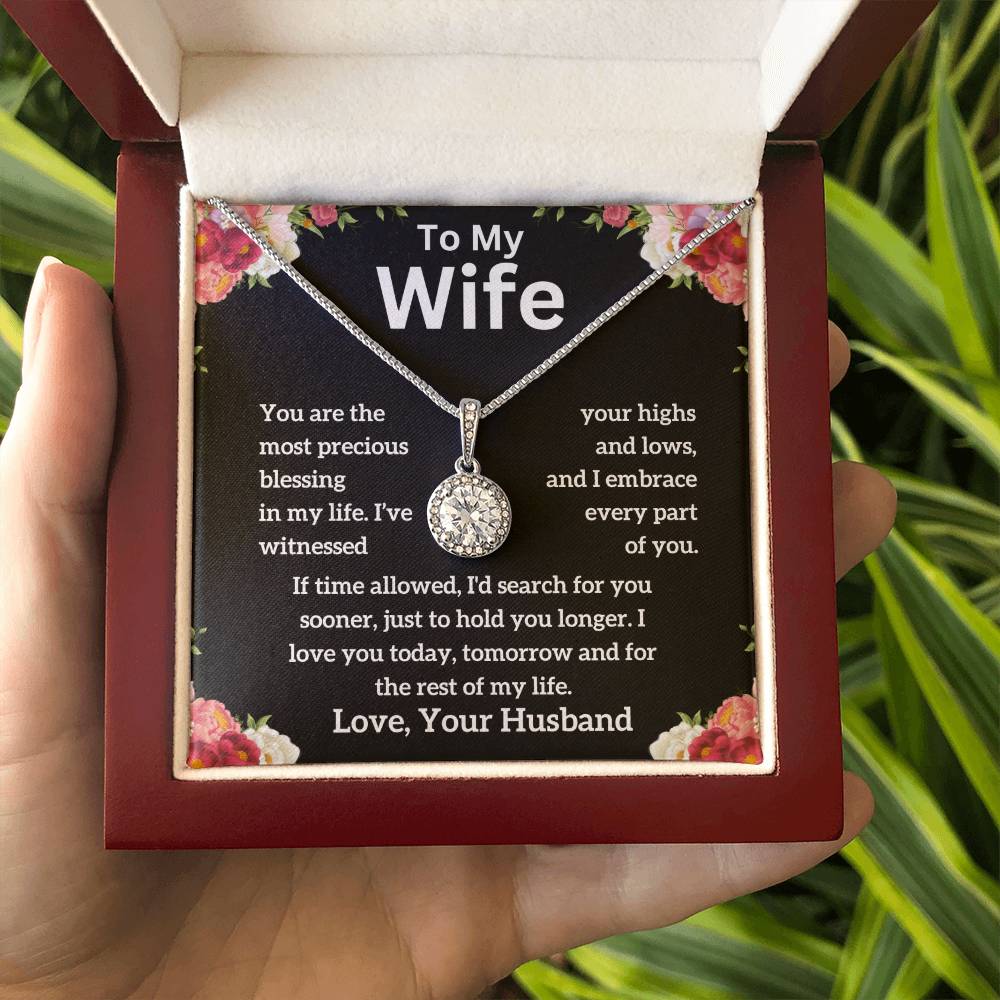 To My Wife - The Most Precious - Eternal Hope Necklace