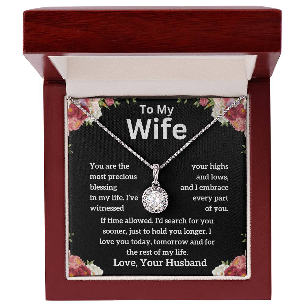 To My Wife - The Most Precious - Eternal Hope Necklace