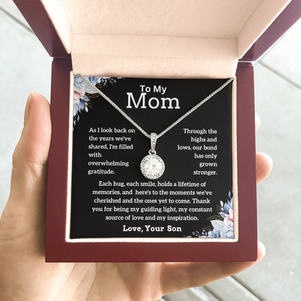 To My Mom - Source of Love - Eternal Hope Necklace