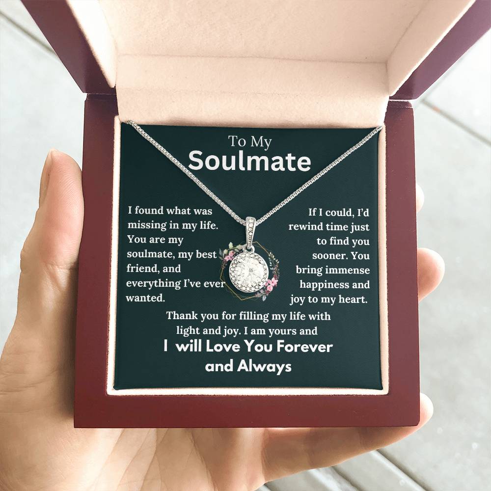 To My Soulmate - Rewind Time - Eternal Hope Necklace