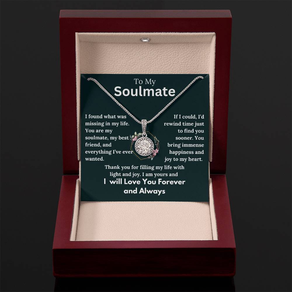 To My Soulmate - Rewind Time - Eternal Hope Necklace