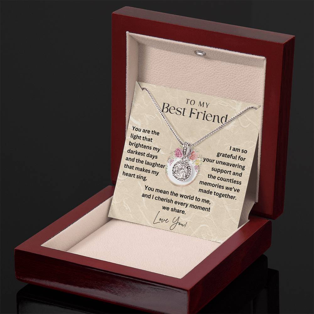 To My Best Friend - Laughter - Eternal Hope Necklace