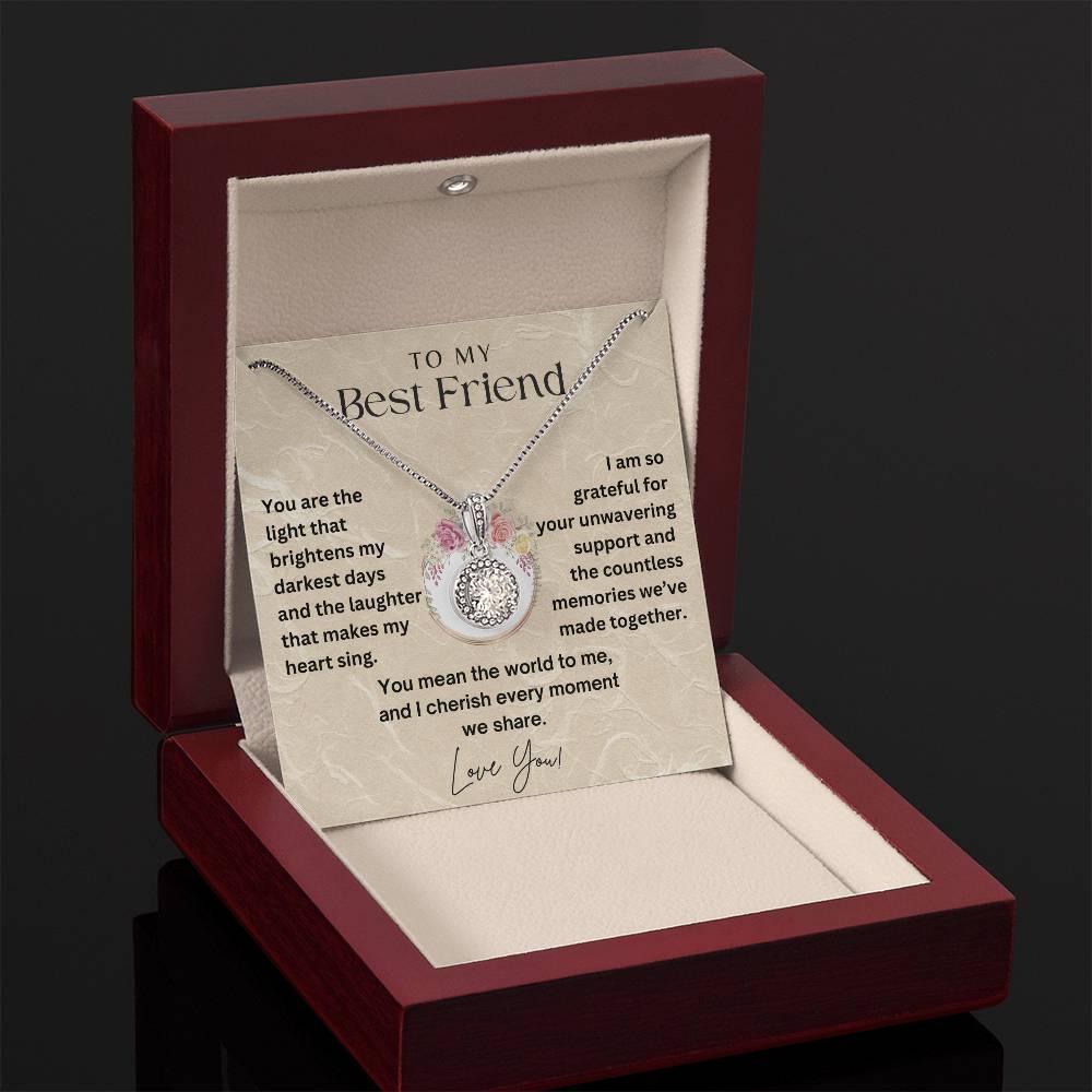 To My Best Friend - Laughter - Eternal Hope Necklace