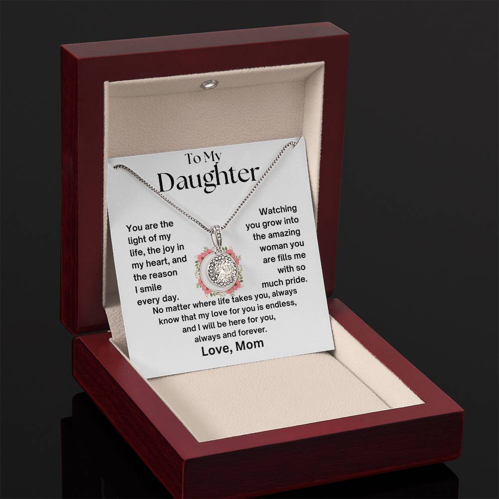 To My Daughter - Joy In My Heart - Eternal Hope Necklace