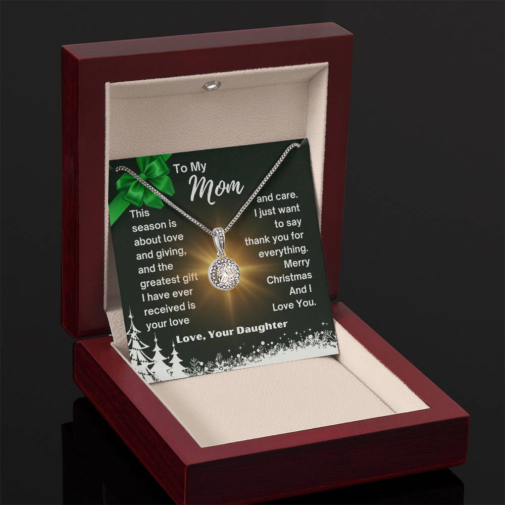 CHRISTMAS SPECIAL - To My Mom -  Eternal Hope Necklace