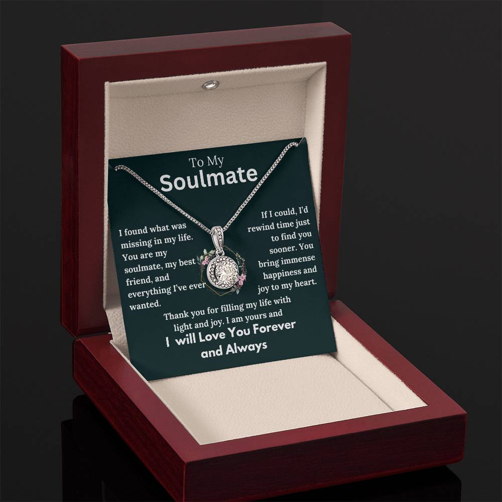 To My Soulmate - Rewind Time - Eternal Hope Necklace