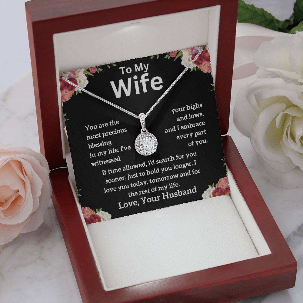 To My Wife - The Most Precious - Eternal Hope Necklace