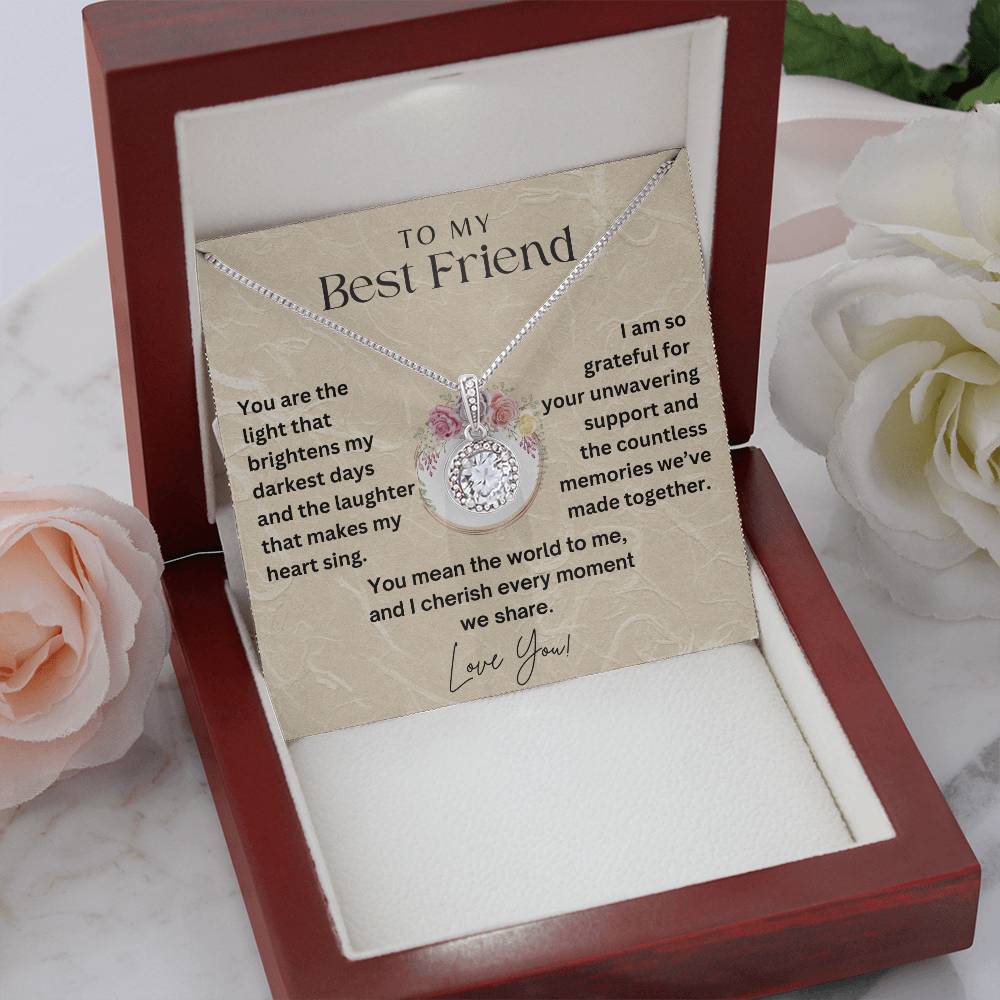 To My Best Friend - Laughter - Eternal Hope Necklace