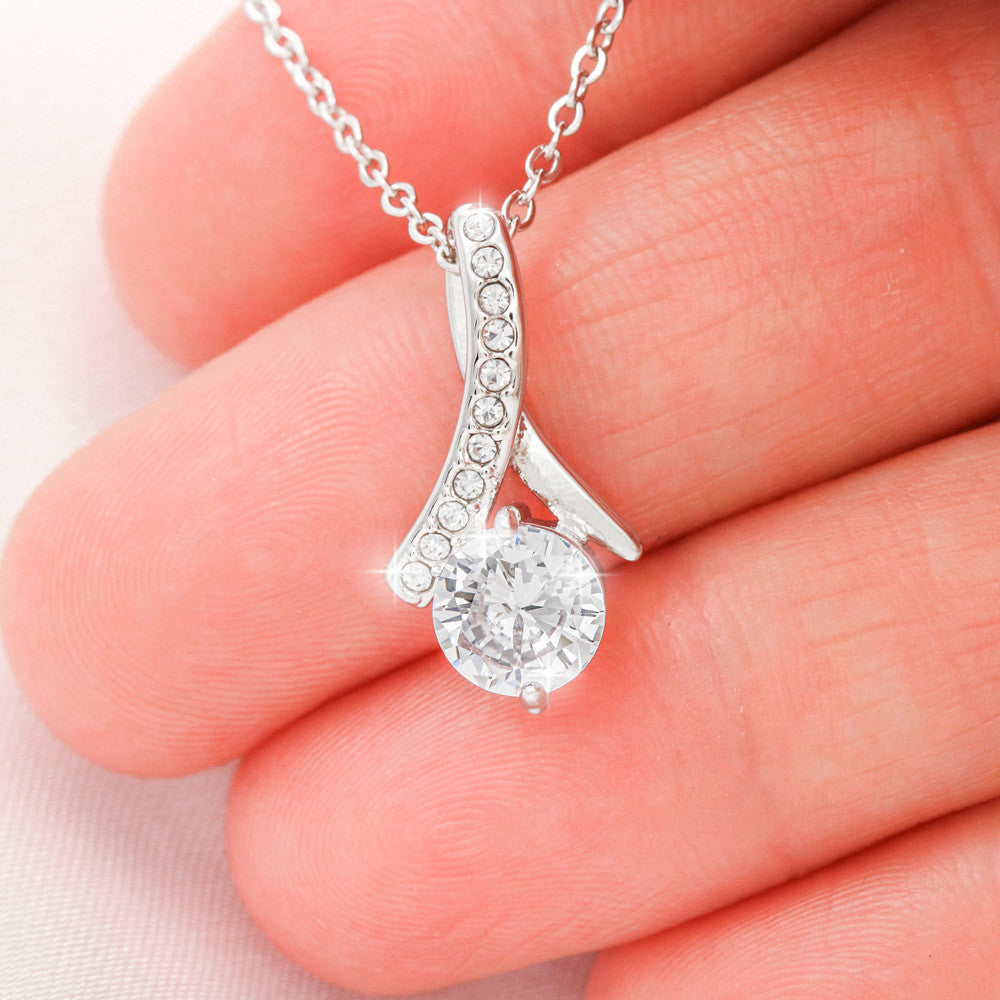 To My Wife - My Safe Haven - Alluring Beauty Necklace