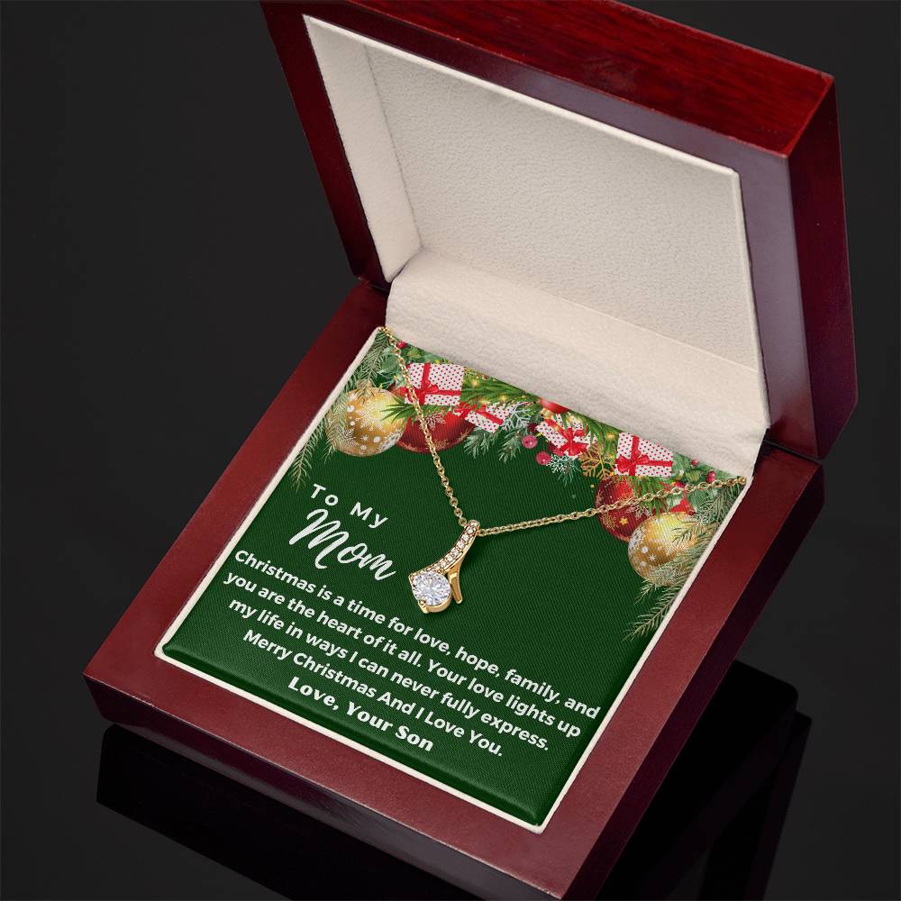 CHRISTMAS SPECIAL - To My Mom -  Alluring Beauty Necklace