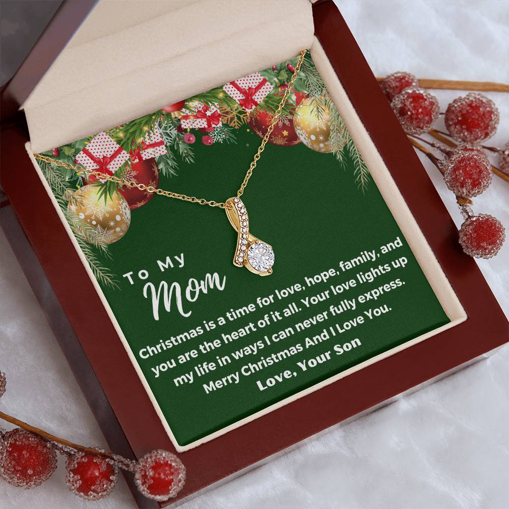 CHRISTMAS SPECIAL - To My Mom -  Alluring Beauty Necklace