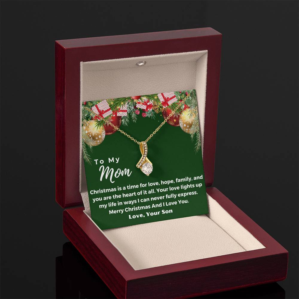 CHRISTMAS SPECIAL - To My Mom -  Alluring Beauty Necklace