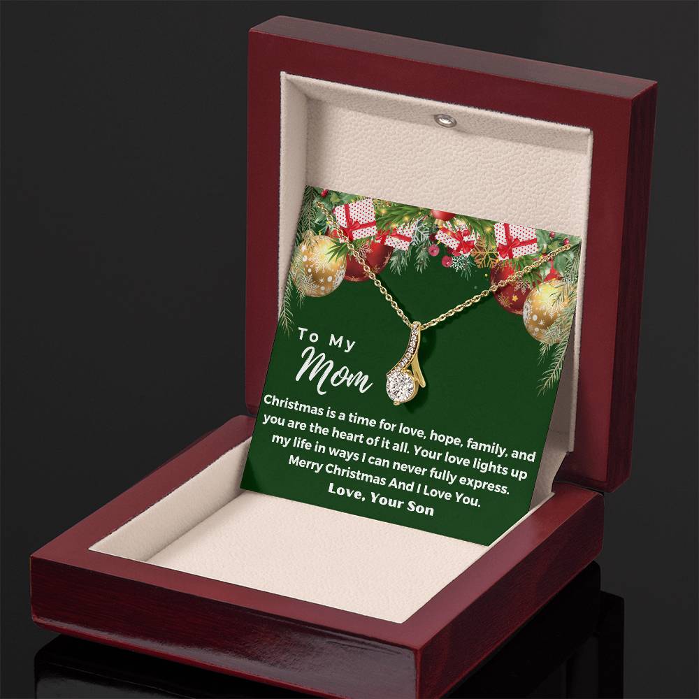 CHRISTMAS SPECIAL - To My Mom -  Alluring Beauty Necklace