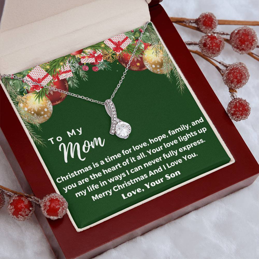 CHRISTMAS SPECIAL - To My Mom -  Alluring Beauty Necklace