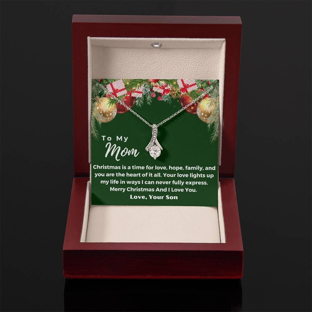 CHRISTMAS SPECIAL - To My Mom -  Alluring Beauty Necklace