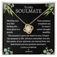 To My Wife  - Center Of My Universe - Love Knot Necklace