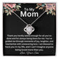To My Mom - Unwavering Love - Love Knot Necklace