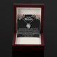 To My Mom - Unwavering Love - Love Knot Necklace