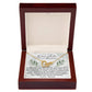 To My Daughter (On Your Wedding Day) - Incredible Woman - Interlocking Hearts Necklace