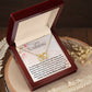 To My Soulmate - Protect You - Interlocking Hearts Necklace