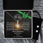 CHRISTMAS SPECIAL - To My Wife - Alluring Beauty Necklace & Earring Set
