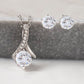 Valentine's Day Special -  To My Soulmate - Alluring Beauty Necklace & Earring Set