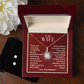 Valentine's Day Special - To My Wife - Alluring Beauty Necklace & Earring Set