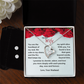 Valentine's Day Special - To My Wife - Forever Love Necklace & Earring Set