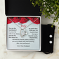 Valentine's Day Special - To My Wife - Forever Love Necklace & Earring Set