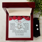 Valentine's Day Special - To My Wife - Forever Love Necklace & Earring Set