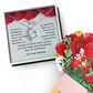 Valentine's Day Special - To My Wife - Forever Love Necklace & Sweetest Devotion Flower Bouquet