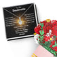 Valentine's Day Special - To My Soulmate - Alluring Beauty Necklace & Sweetest Devotion Flower Bouquet