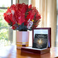 Valentine's Day Special - To My Soulmate - Alluring Beauty Necklace & Sweetest Devotion Flower Bouquet