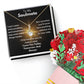 Valentine's Day Special - To My Soulmate - Alluring Beauty Necklace & Sweetest Devotion Flower Bouquet