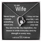 To My Wife - You Are My Life - Forever Love Necklace