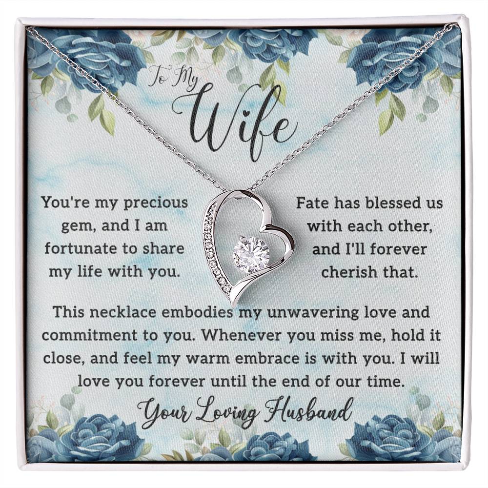 To My Wife - Ignite Eternal Love: The Enchanting Forever Love Necklace