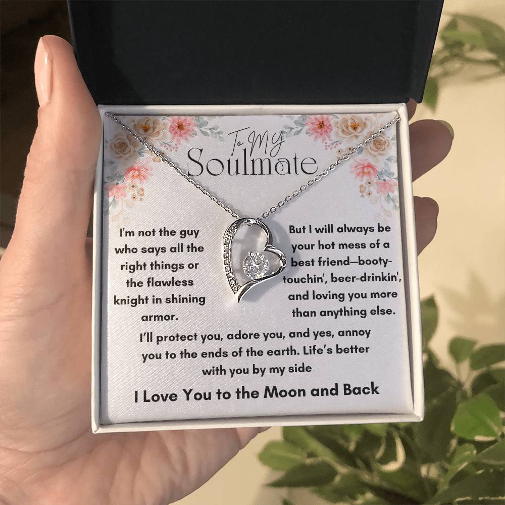 To My Soulmate - Knight In Shining Armor - Forever Love Necklace