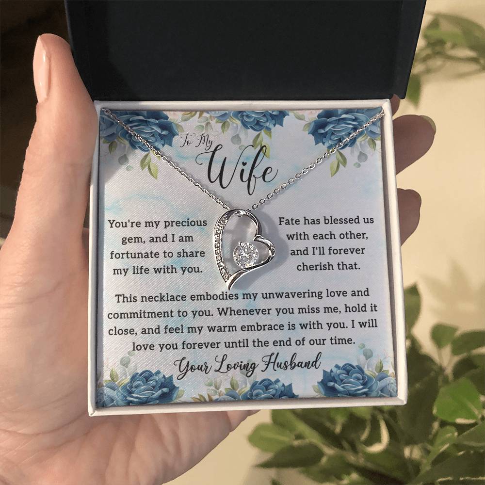 To My Wife - Ignite Eternal Love: The Enchanting Forever Love Necklace