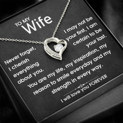 To My Wife - You Are My Life - Forever Love Necklace