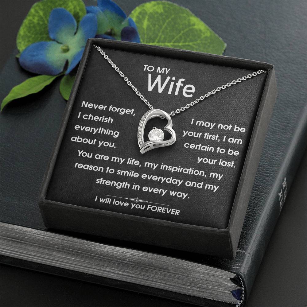 To My Wife - You Are My Life - Forever Love Necklace