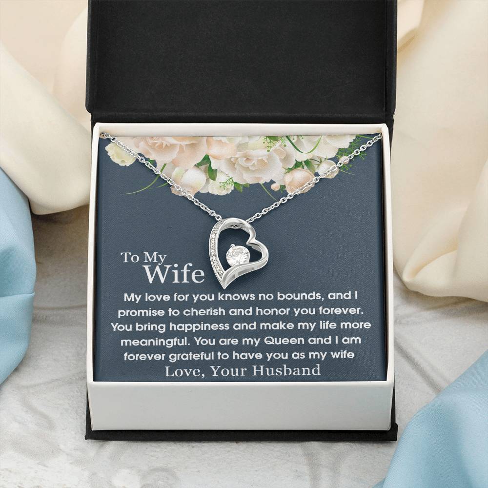 To My Wife - Forever Love Necklace - A Symbol of Everlasting Love