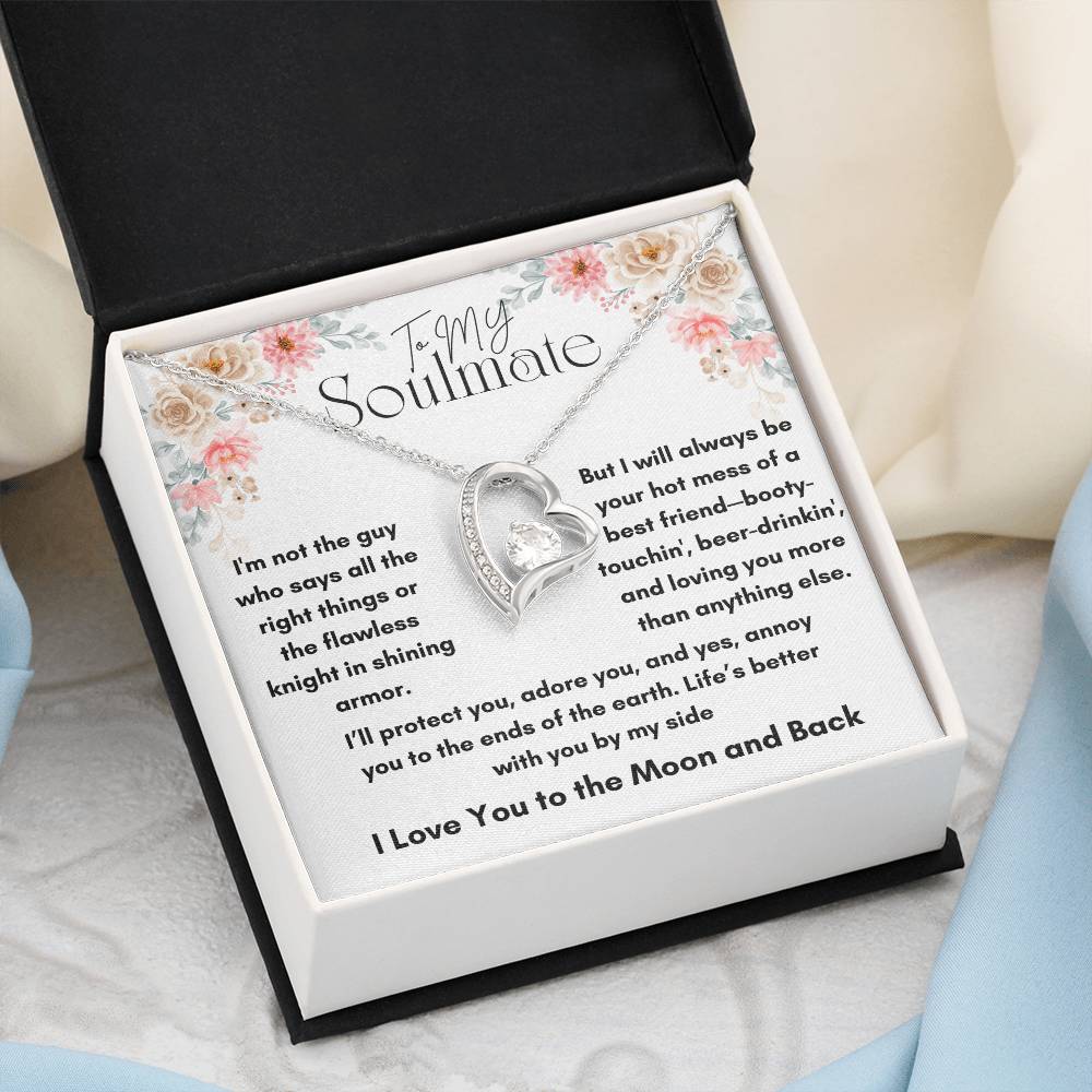 To My Soulmate - Knight In Shining Armor - Forever Love Necklace