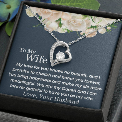 To My Wife - Forever Love Necklace - A Symbol of Everlasting Love